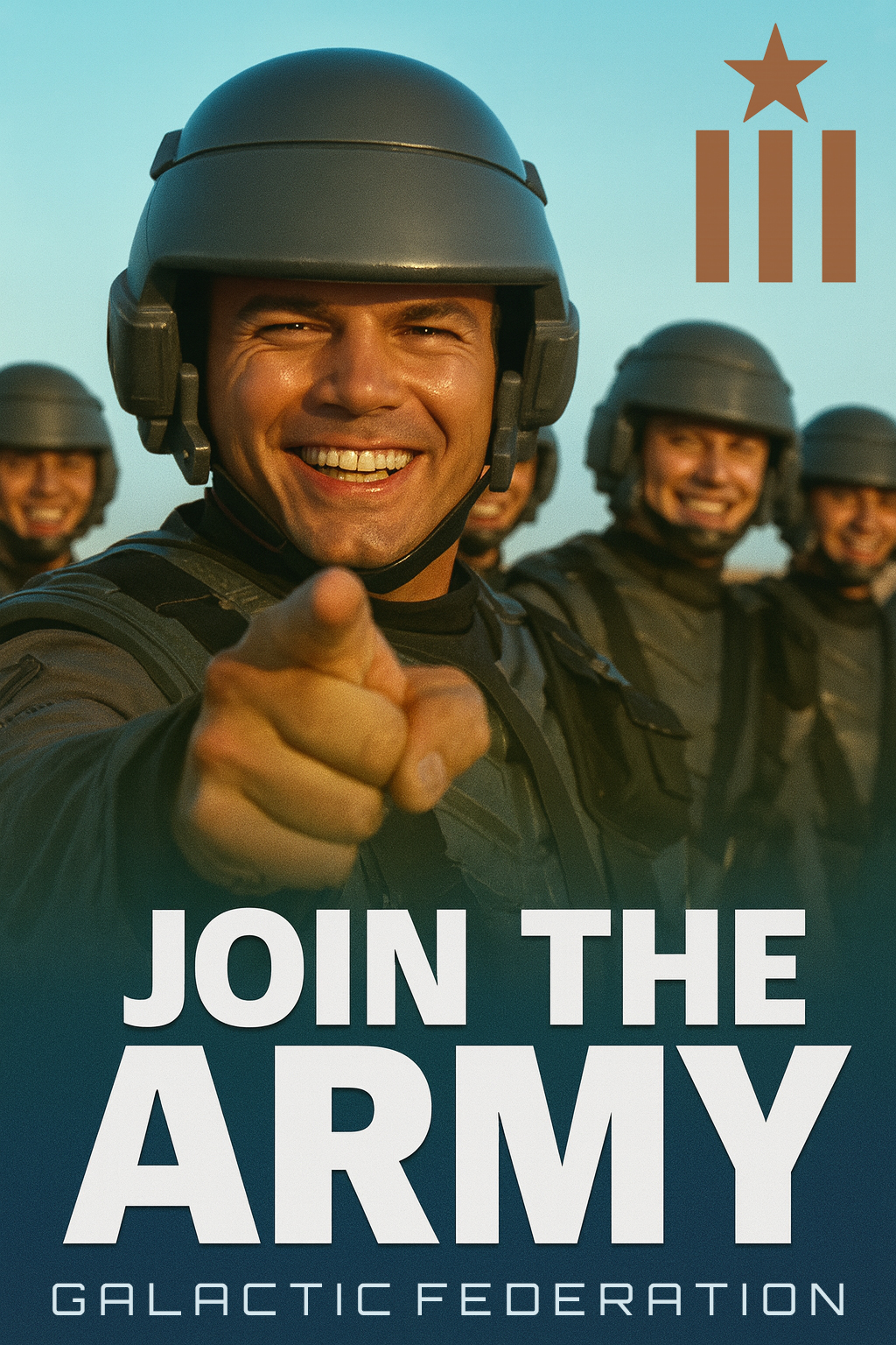 Galactic Federation recruitment advertisement